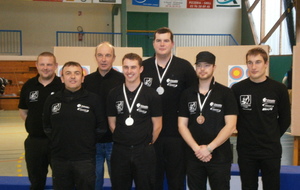 UN ET DEUX ET TROIS ARCHERS PLOURINOIS SUR LE PODIUM