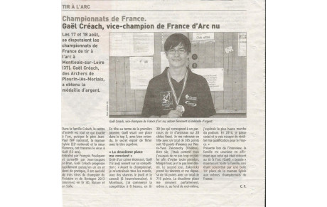 GAËL VICE-CHAMPION DE FRANCE